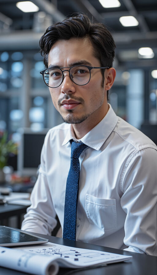 사무실에서 일하는 사람