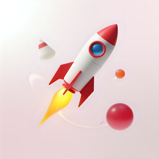 로켓 3D 아이콘