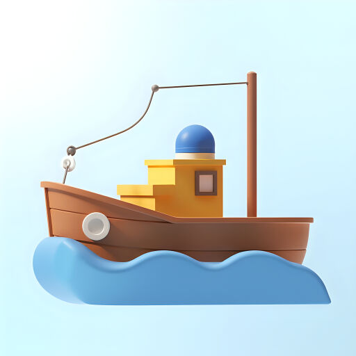 선박 3D 아이콘