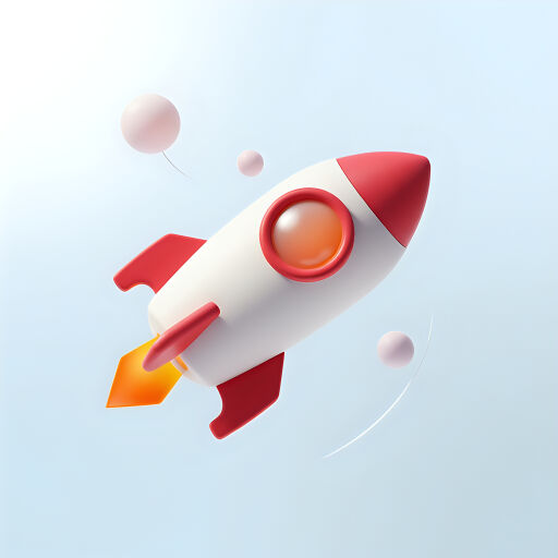 로켓 3D 아이콘
