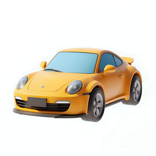 스포츠카 3D 아이콘