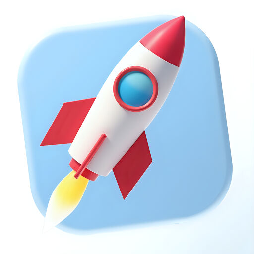 로켓 3D 아이콘