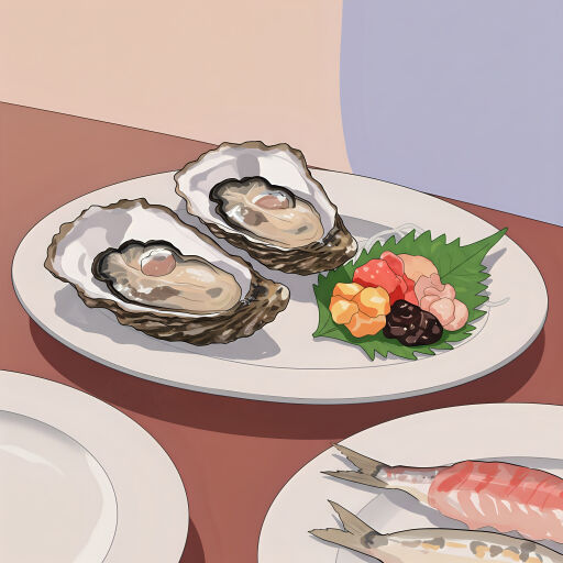 해산물 접시