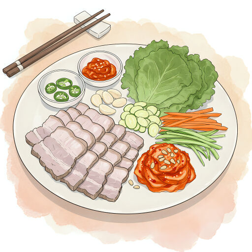 한식 보쌈