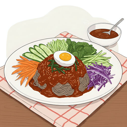 한식 쟁반국수