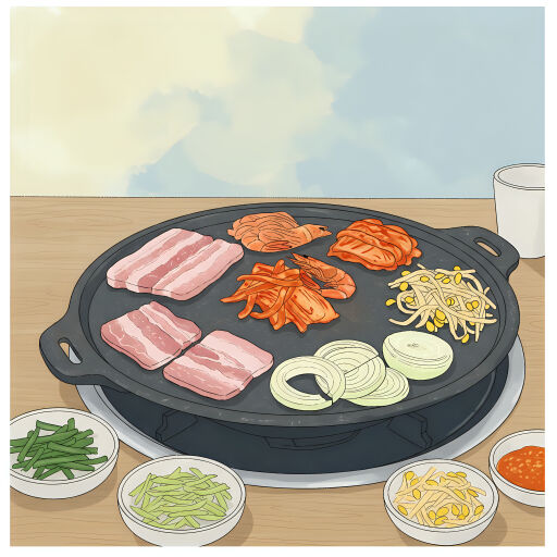 삼겹살 구이