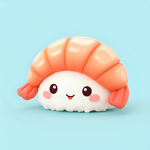 귀여운 새우 초밥