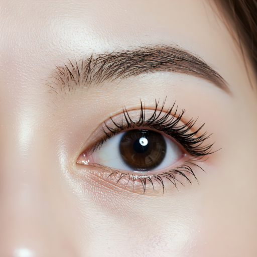 눈 closeup