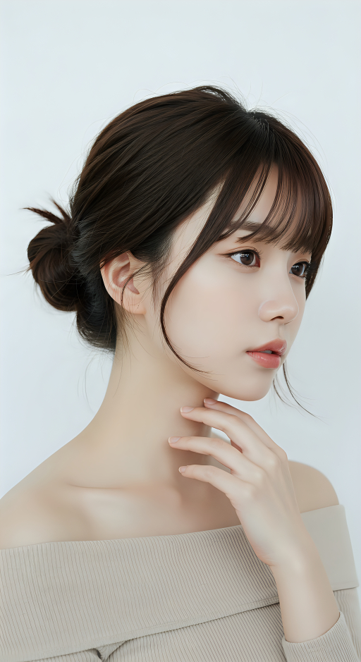 아름다운  젊은 여성