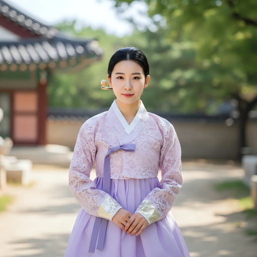 한복을 입은 여자