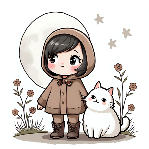 고양이와 소녀