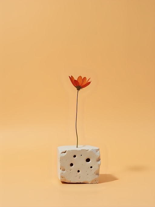 구멍 속의 꽃