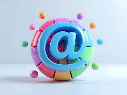 풍선과 함께 다채로운 3D 알파벳 “A”