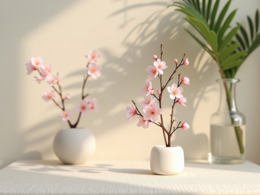 섬세한 꽃 장식
