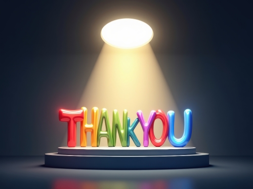 픙선으로 만든 THANKYOU