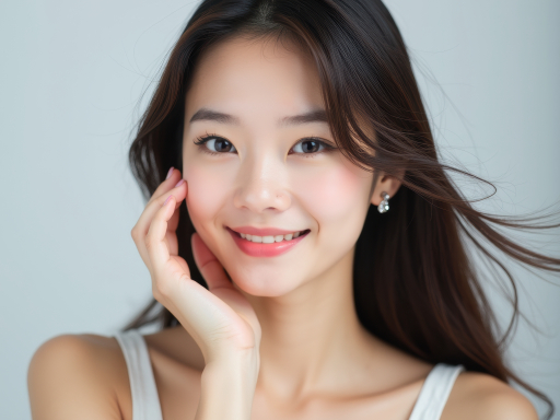 아름다운 젊은 여성