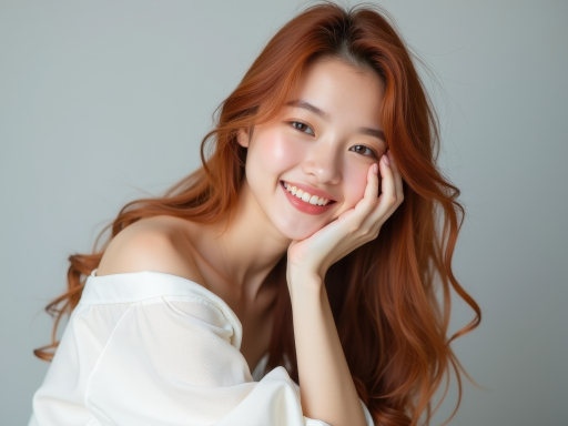 아름다운 젊은 여성