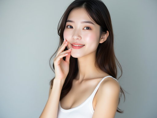 아름다운 젊은 여성