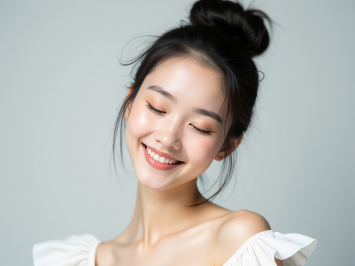 아름다운 젊은 여성