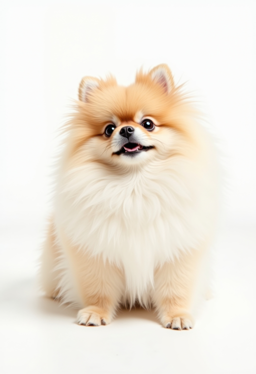 귀여운 포메라니안 강아지