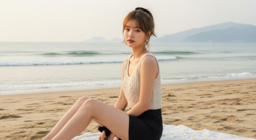 해변의 여인